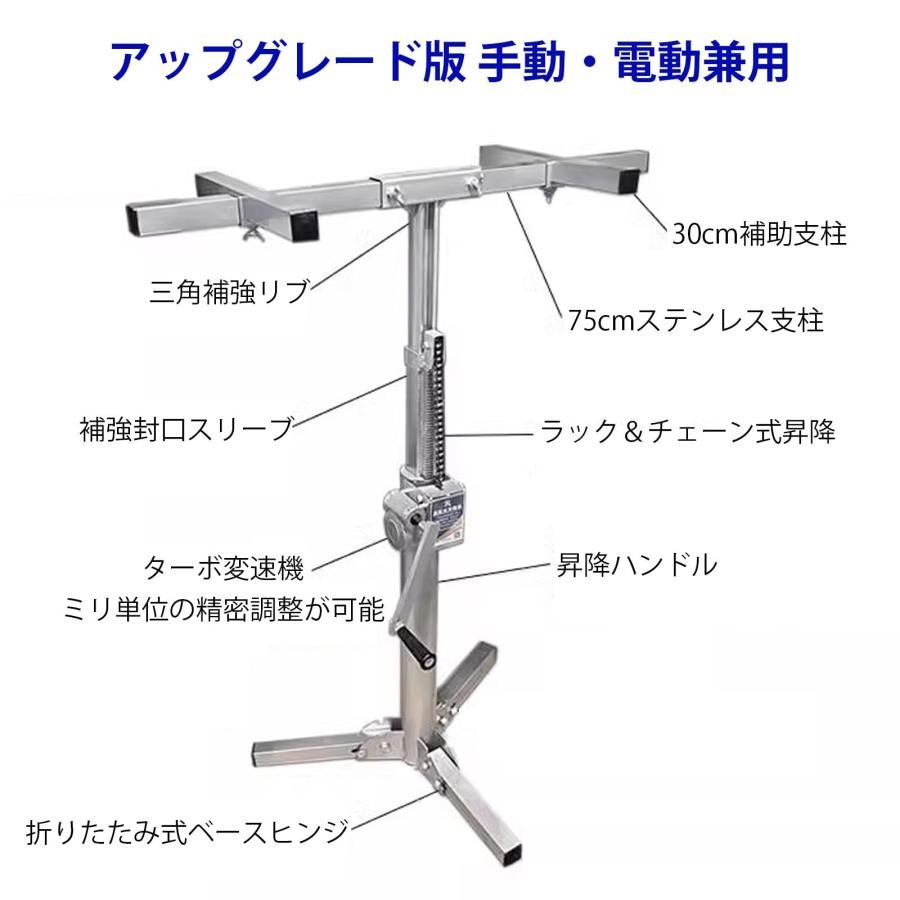 リフター 突っ張り ドア リフト 重い物を持ち上げる道具 手動/電動両用 