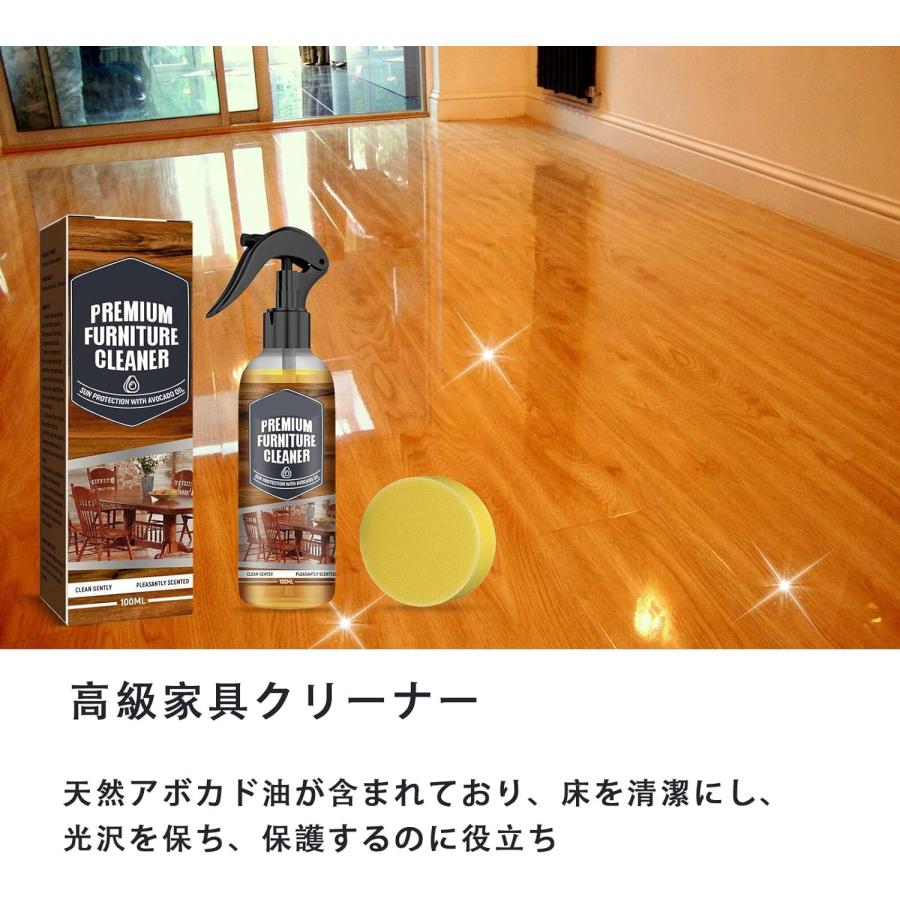 フロア用つや出し洗剤 Furniture Cleaner 100ml フロア用艶出し洗剤多 
