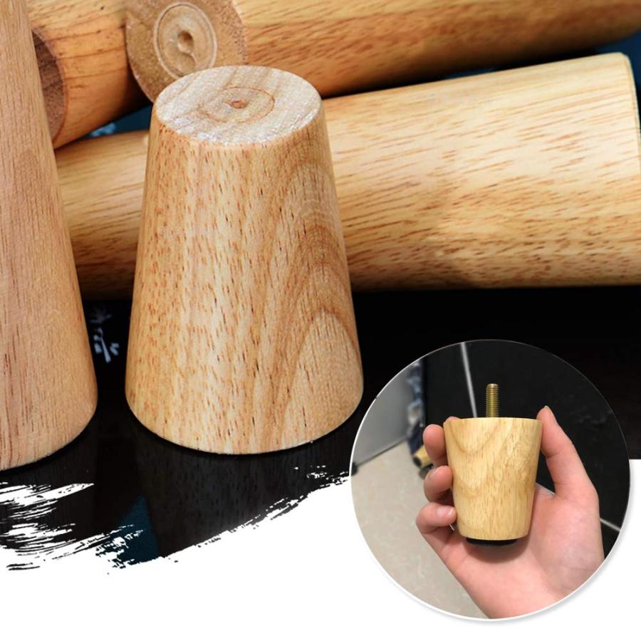 4本セット ソファ 脚 6cm 木製 ソファーの脚を高くする、無垢材