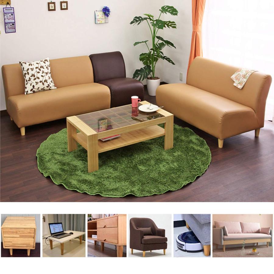 4本セット ソファ 脚 6cm 木製 ソファーの脚を高くする、無垢材