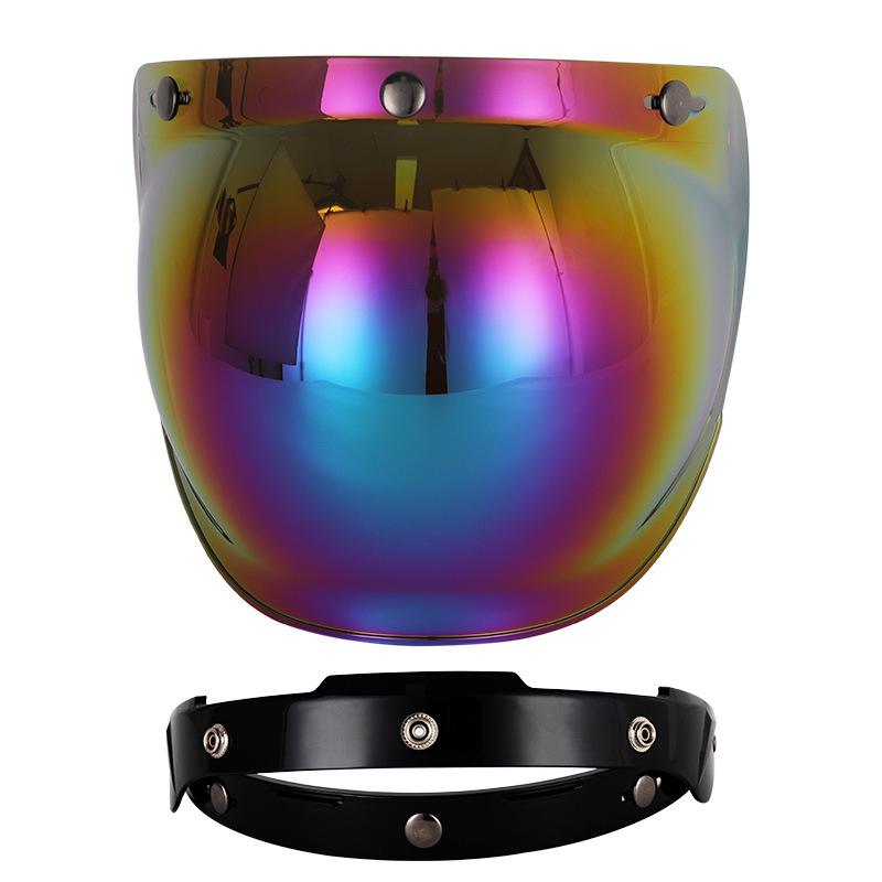 ヘルメット シールド バブルシールド ジェットヘルメット ミラー