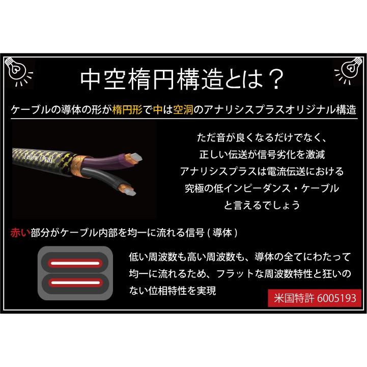 プロイェローオーバル 3m アナリシスプラス シールドケーブルの画像