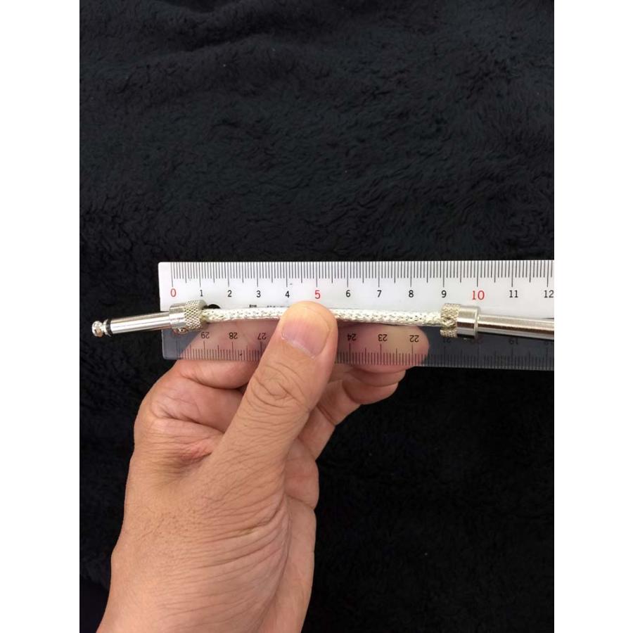 【お買い得3本セット】シルバーオーバルシン 10〜30cm（同価格）銀メッキ SS/SL/LL対応 はんだ不要 アナリシスプラス パッチケーブルの画像