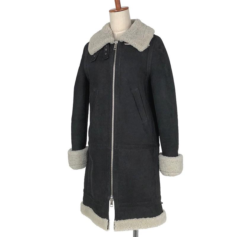 いよいよ人気ブランド セリーヌ Celine ムートン コート ブラック アウター ホワイト