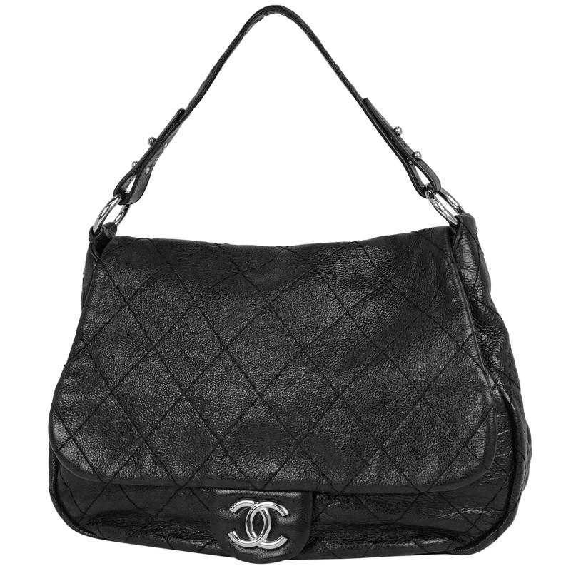 シャネル CHANEL ココマーク ワイルドステッチ ワンショルダーバッグ ショルダーバッグ レザー レディース 【中古