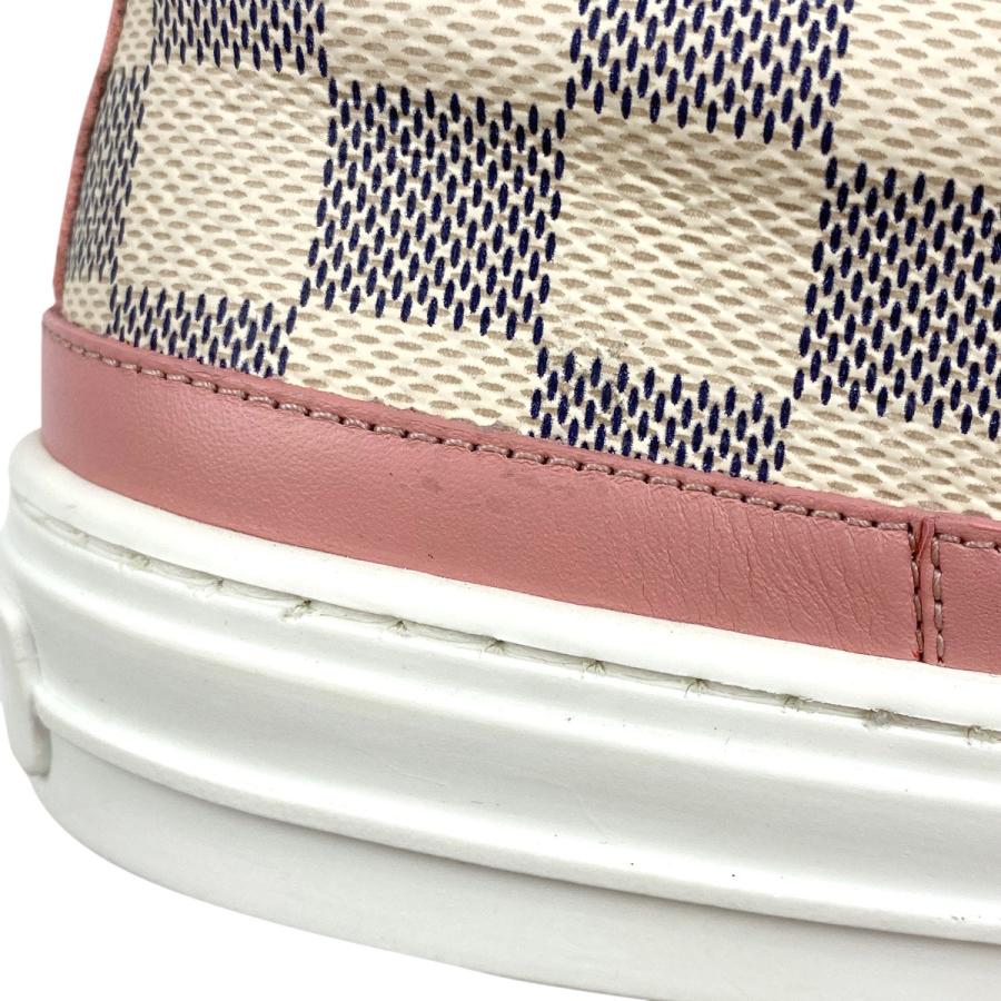 ルイ ヴィトン Louis Vuitton ステラ ライン スニーカー ダミエアズール タウンシューズ スニーカー レザー ホワイト ピンク レディース 中古 バイセルオンライン Yahoo 店 通販 Yahoo ショッピング