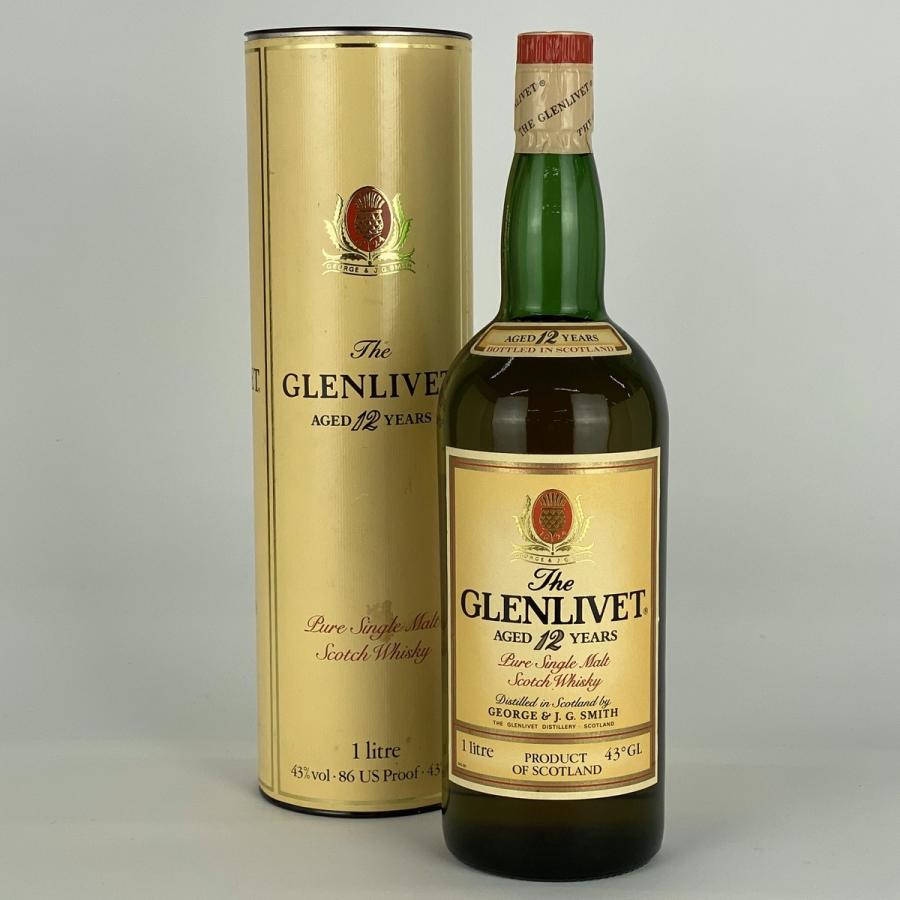 グレンリベット 12年 旧ボトル 1000ml スコッチウイスキー シングルモルト 古酒 バイセルオンライン Yahoo 店 通販 Yahoo ショッピング