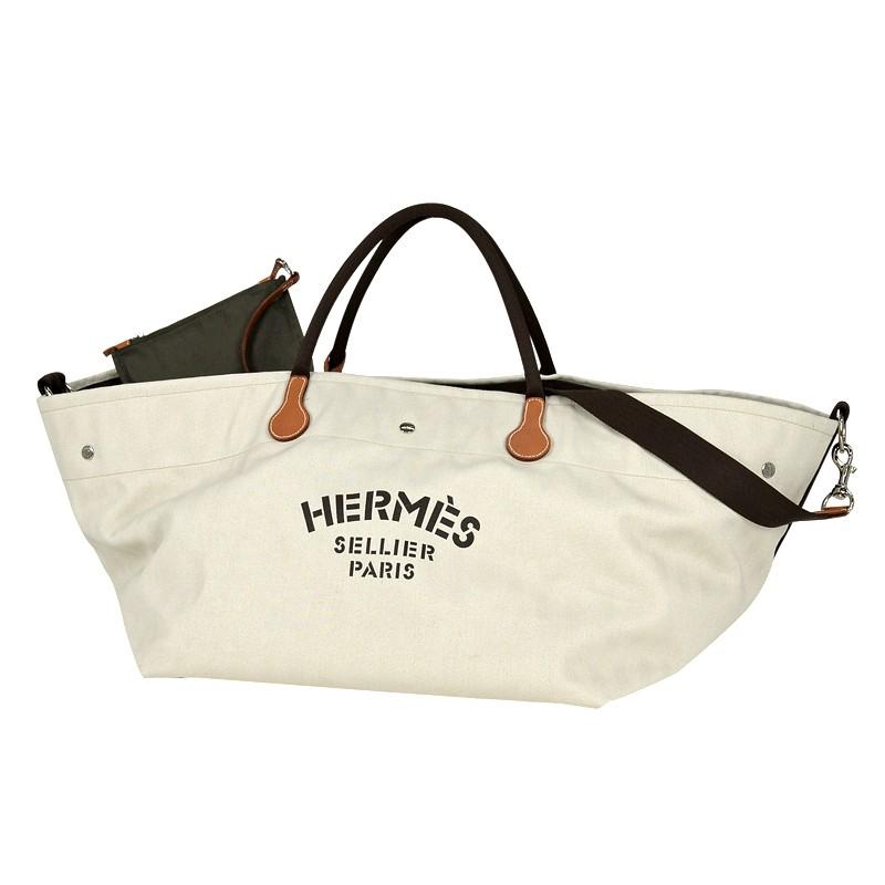 トート バッグ エルメス キャンバス HERMES