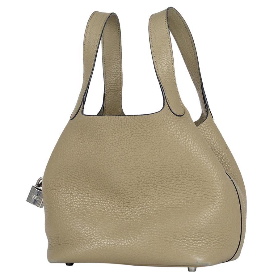 エルメス Hermes ピコタンロック Pm ミニバッグ 手提げ ハンドバッグ トリヨンクレマンス トレンチ ベージュ 0562ck X レディース 中古 バイセルオンライン Yahoo 店 通販 Yahoo ショッピング