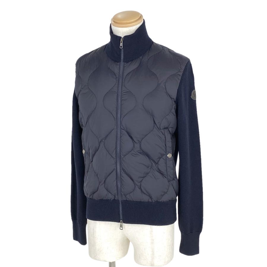 モンクレール Moncler マリオーネ トリコット カーディガン キルティング ブルゾン ニット 切替 ブルゾン ネイビー メンズ 中古 バイセルオンライン Yahoo 店 通販 Yahoo ショッピング