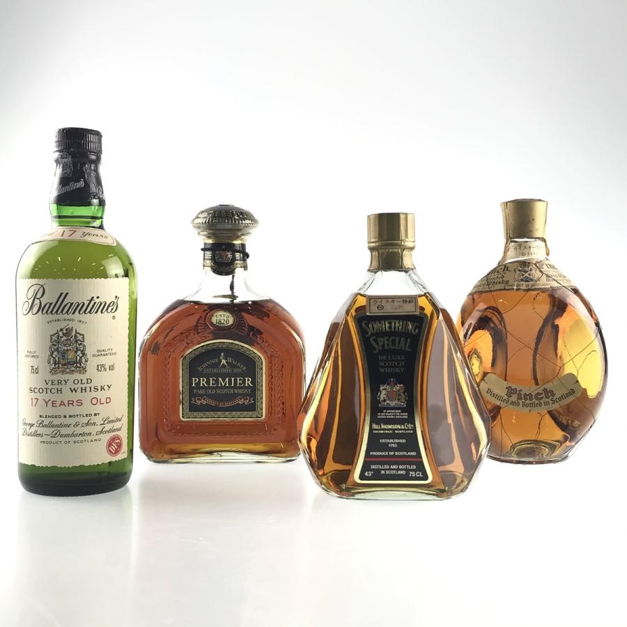 女性に人気 未開栓 酒セット 送料無料 古酒 セット ウイスキー スコッチ 4本 ウィスキー