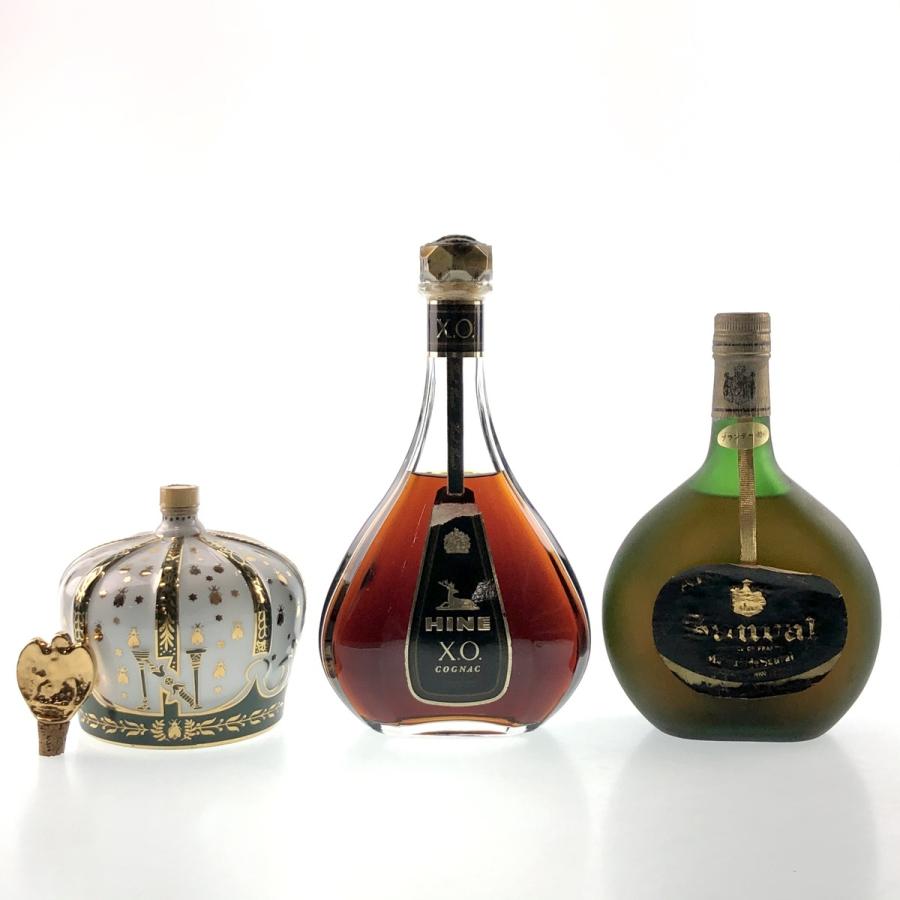 3本 コニャック ブランデー セット 【古酒】