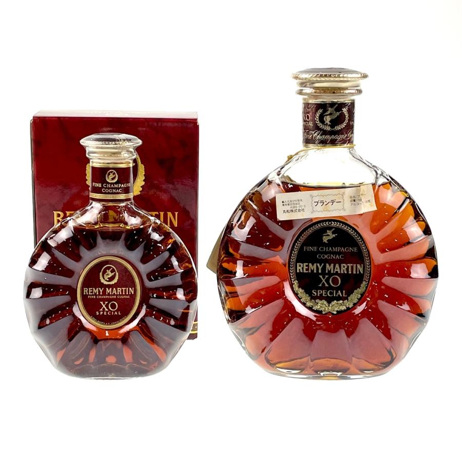 2本 レミーマルタン REMY MARTIN XOスペシャル 現行 旧クリアボトル
