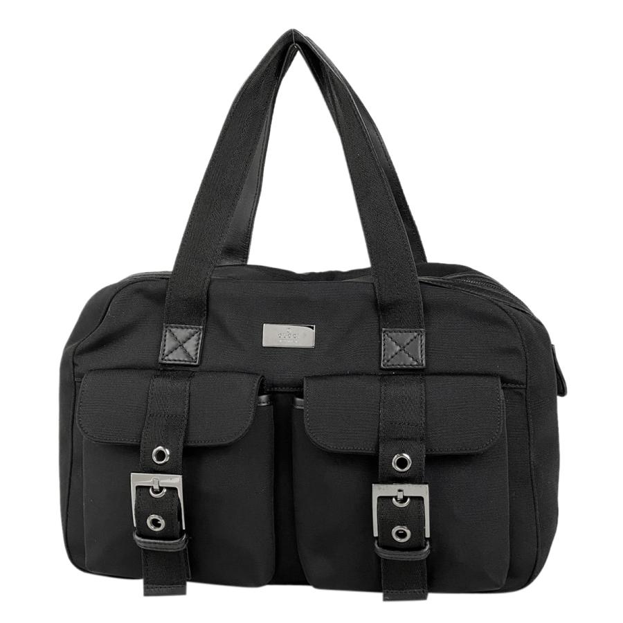 超目玉 グッチ Gucci ロゴ ハンドバッグ 手提げ 肩掛け ハンドバッグ コーティングキャンバス ブラック レディース オープニング大放出セール Homeofmalones Com