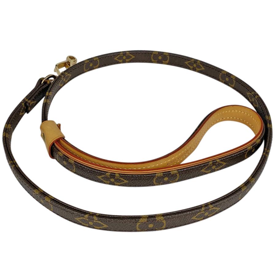 期間限定価格 ルイ ヴィトン Louis Vuitton レッス バクスター Mm ペット 小型犬 中型犬 リード ドッグリード ベルト モノグラム ブラウン レディース 中古 在庫処分特価 Www Skylanceronline Com