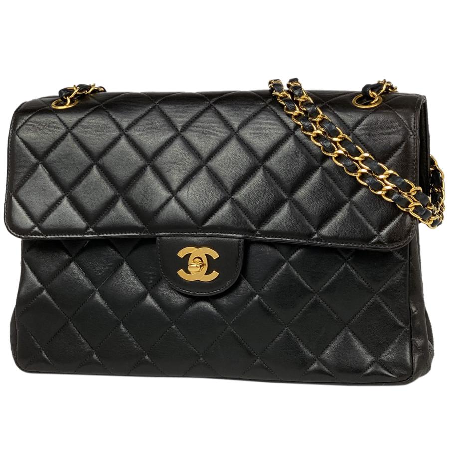 シャネル Chanel マトラッセ ダブルフェイス チェーン ショルダーバッグ ココ Ccマーク ダブルチェーン ショルダーバッグ レザー ブラック 中古 バイセルオンライン Yahoo 店 通販 Yahoo ショッピング