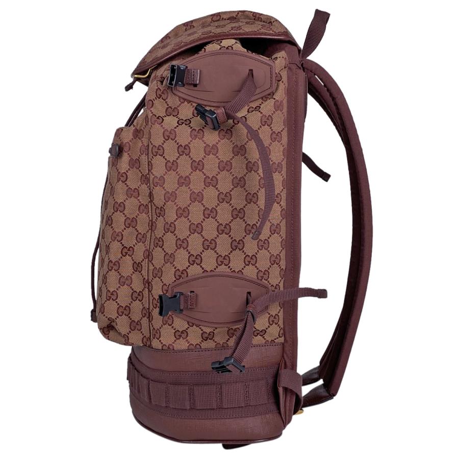 グッチ Gucci Gg柄 リュックサック ラージ バックパック リュック Ggキャンバス ボルドー ベージュ メンズ 中古 バイセルオンライン Yahoo 店 通販 Yahoo ショッピング