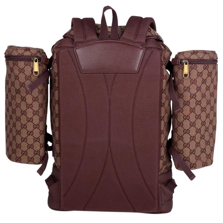 グッチ Gucci Gg柄 リュックサック ラージ バックパック リュック Ggキャンバス ボルドー ベージュ メンズ 中古 バイセルオンライン Yahoo 店 通販 Yahoo ショッピング