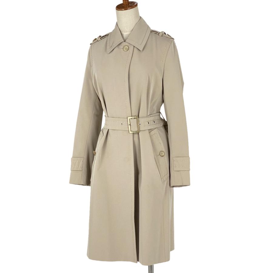半額品 マックスマーラ Max Mara ステンカラー コート ステッチ シンプル ステンカラーコート ポリエステル ポリウレタン ベージュ レディース 中古 バイセルオンライン Yahoo 店 通販 Yahoo ショッピング 時間指定不可 Lewisfamilyinsurance Com