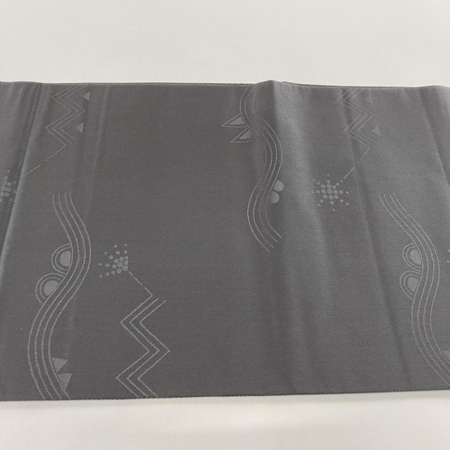 袋帯 美品 名品 巻き貝 魚 金糸 箔 灰色 六通 正絹 中古 バイセルオンライン Yahoo 店 通販 Yahoo ショッピング