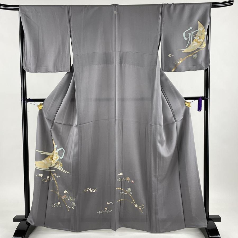 包装無料 送料無料 訪問着 美品 秀品 かわいい 一つ紋 うさぎ 月 金彩 灰色 単衣 身丈164 5cm 裄丈67cm M 正絹 中古 バイセルオンライン Yahoo 店 通販 Yahoo ショッピング おすすめ Www Yalaphone Com