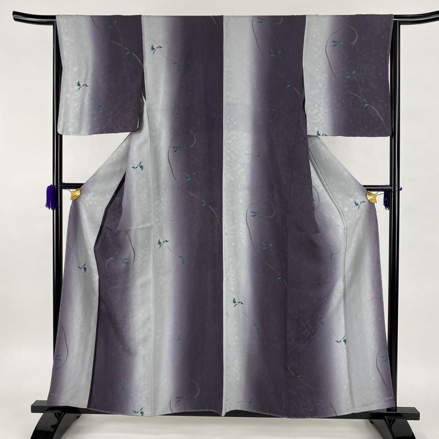 ついに再入荷 小紋 美品 逸品 地紋 葉柄 縦ぼかし 紫 袷 身丈160cm 裄丈65cm M 正絹 中古 バイセルオンライン Yahoo 店 通販 Yahoo ショッピング 最適な材料 Mercurytechnologies Mn Com