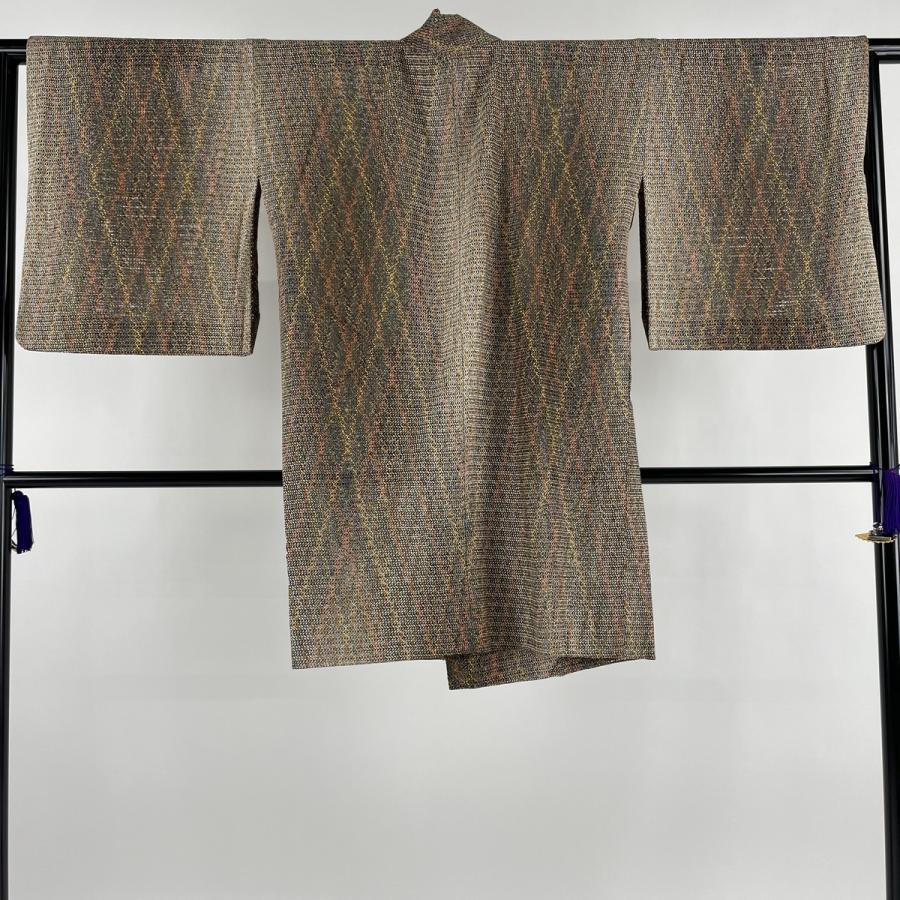 早割クーポン 道中着 美品 名品 和装コート 幾何学模様 茶緑色 身丈94cm 裄丈68 5cm L 正絹 中古 バイセルオンライン Yahoo 店 通販 Yahoo ショッピング 在庫有 Karunacharitabletrust Org