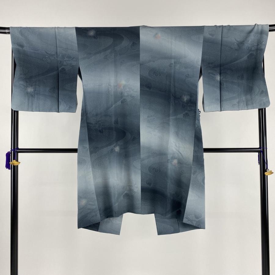 Seal限定商品 道中着 美品 名品 地紋 ぼかし グレー 身丈102cm 裄丈69cm L 正絹 60 Off Www Thedailyspud Com