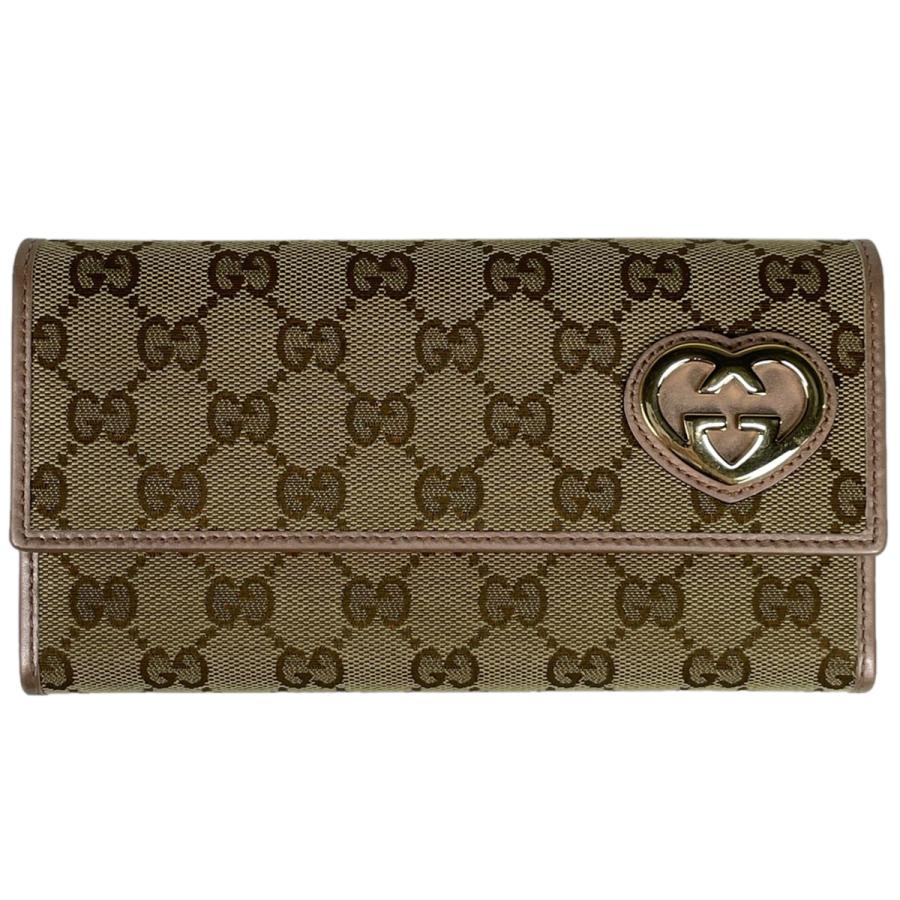 グッチ Gucci Gg柄 ラブリー ハートシェイプ 長財布 札入れ 小銭入れ 長財布 Ggキャンバス ベージュ レディース 中古 バイセルオンライン Yahoo 店 通販 Yahoo ショッピング