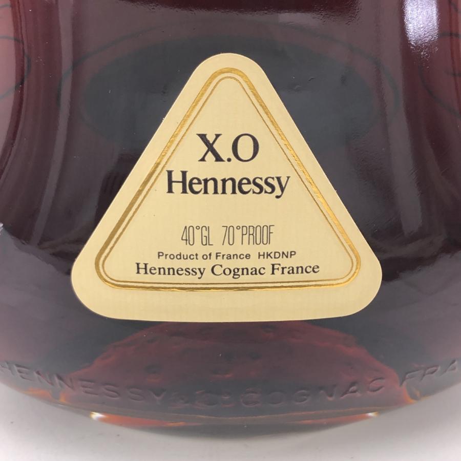 ヘネシー Hennessy XO 金キャップ クリアボトル 1000ml ブランデー 