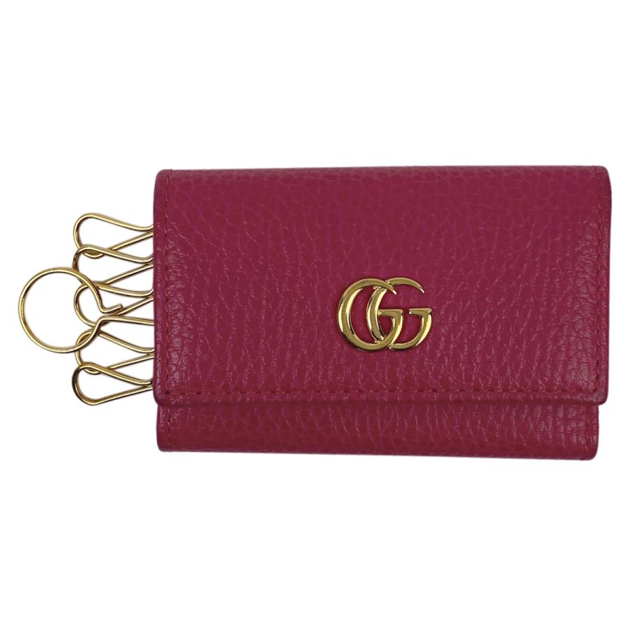 グッチ GUCCI GGマーモント 6連 キーケース キーホルダー ダブルG