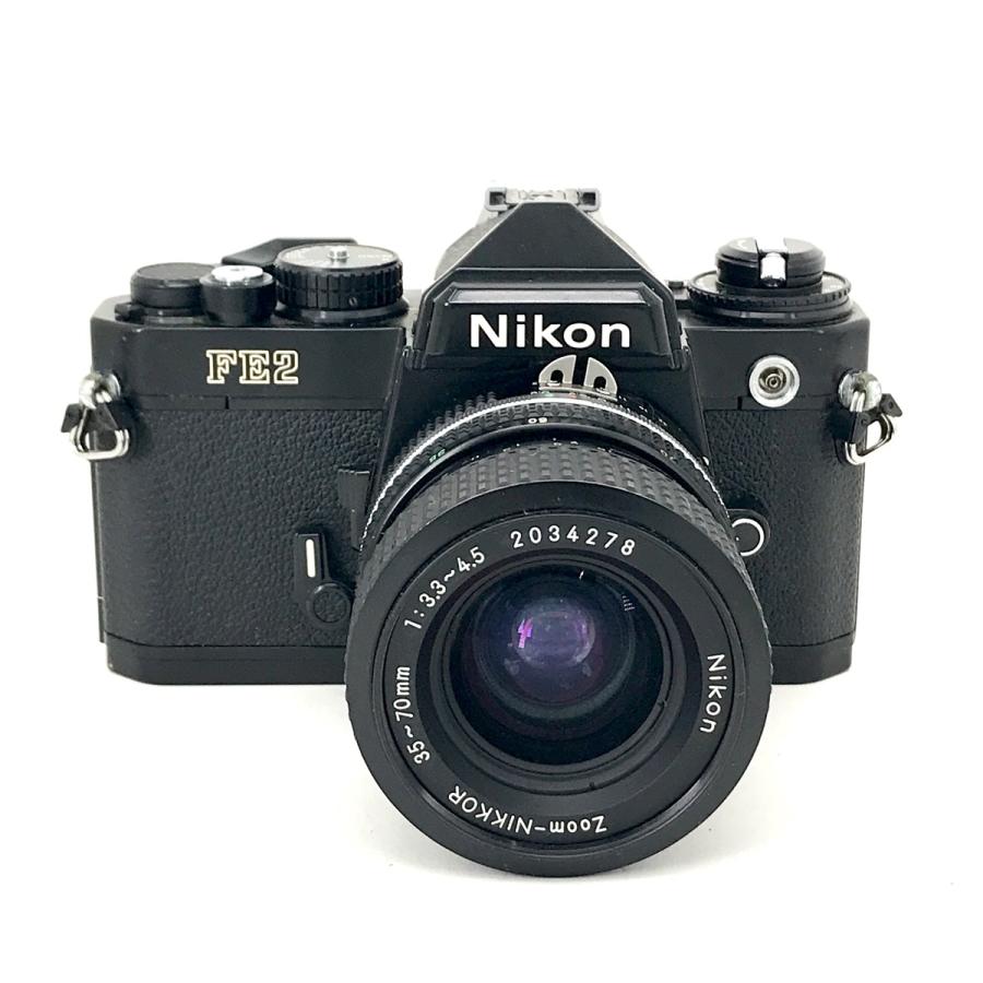 ニコン Nikon FE2 ブラック + Ai-S NIKKOR 35-70mm F3.3-4.5 ［ジャンク品］ フィルム マニュアルフォーカス  一眼レフカメラ 中古 :1000033654279:リユースセレクトショップバイセル Yahoo!店 - 通販 - Yahoo!ショッピング