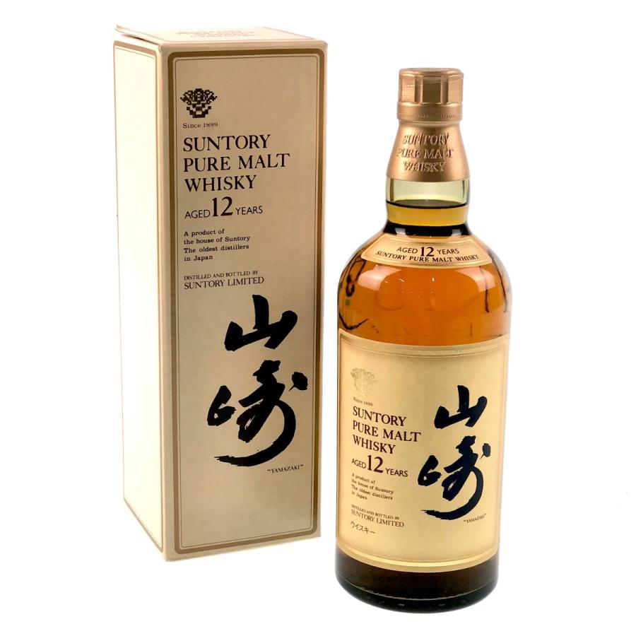 東京都内限定発送 サントリー SUNTORY 山崎 12年 ピュアモルト 旧