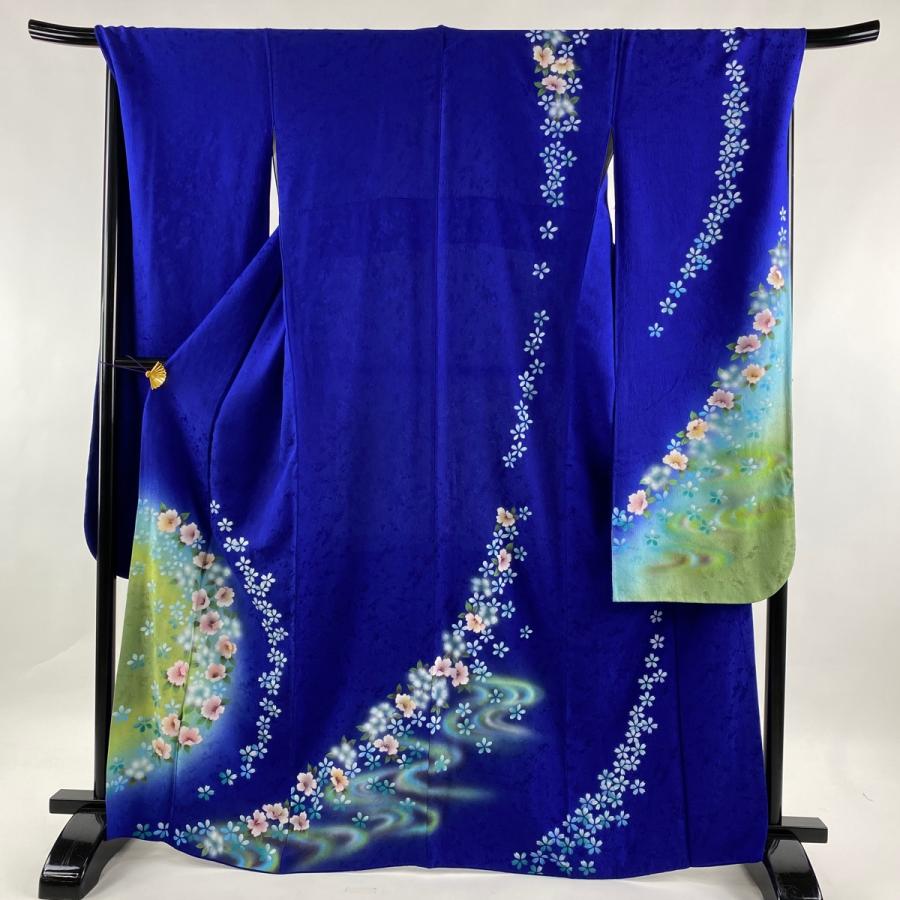 メーカー純正品[充電不要 1年保証] 【結城紬】クリーム地に源氏車 - 着物