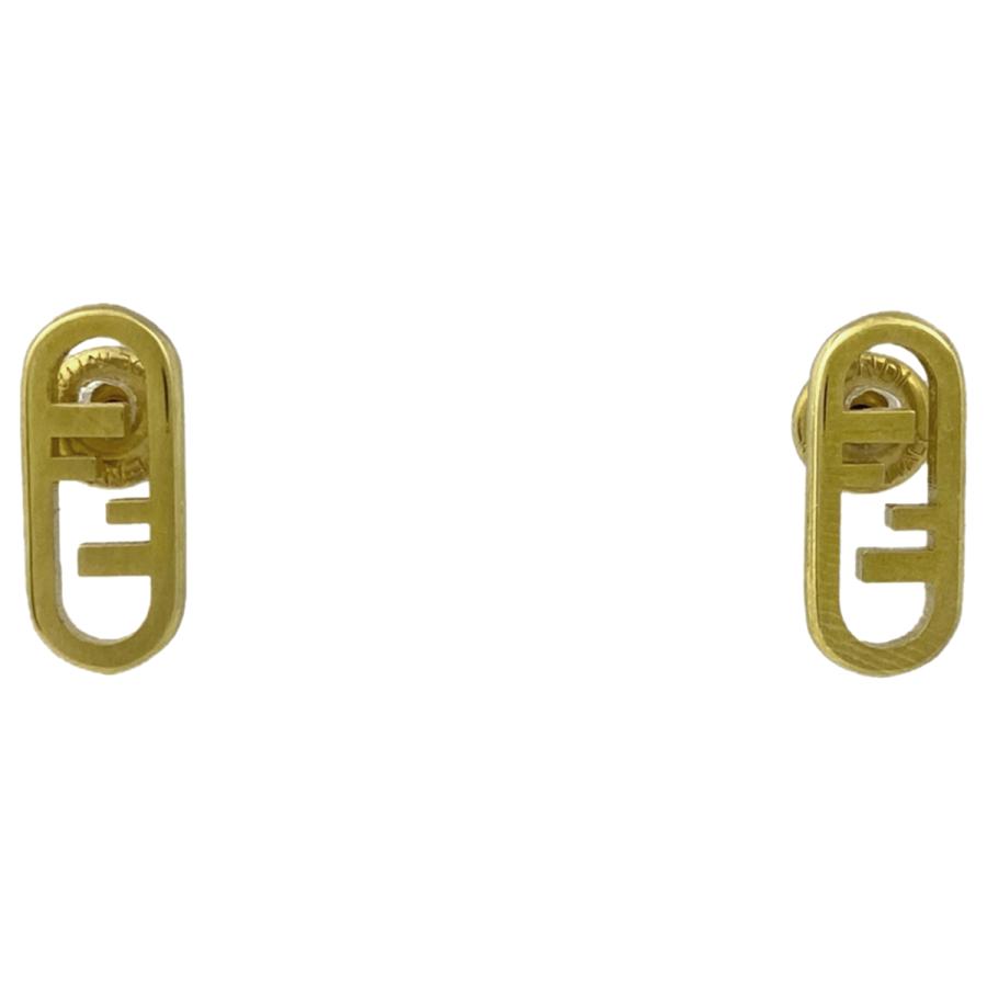 FENDI フェンディ オーロック ピアス FFロゴ GP ゴールド FENDI フェンディ オーロック ピアス FFロゴ GP ゴールド