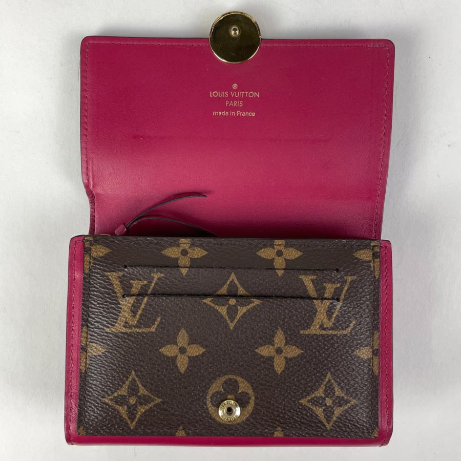 ランキング2022 ルイ・ヴィトン ポルトフォイユ フロール フューシャ