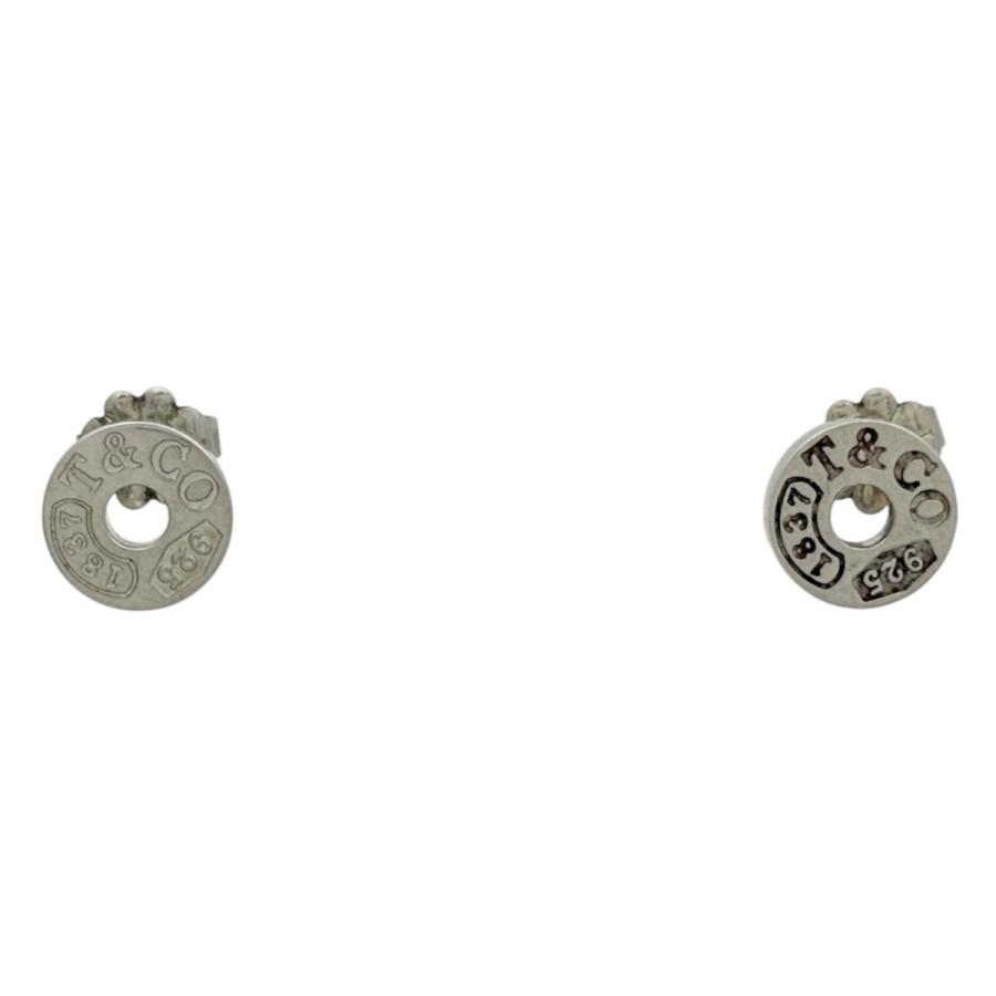 【ハイライト】ティファニー　ラウンドサークルピアス　片耳メンズ/レディース 美品】ティファニー T&CO ラウンド サークル ピアス メンズ/レディース
