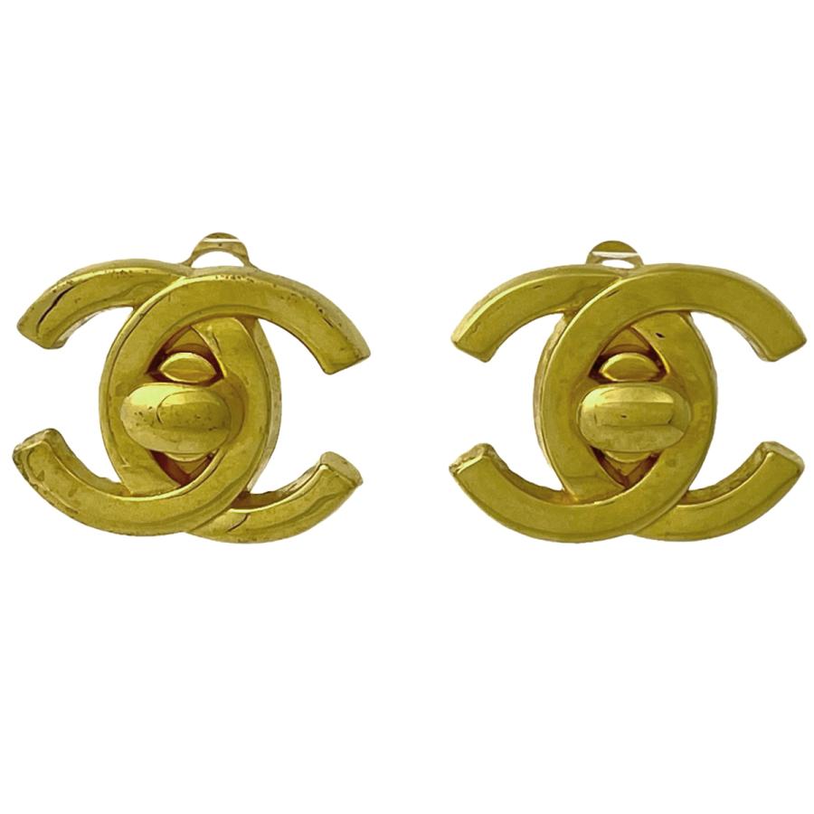 シャネル CHANEL ココマーク イヤリング ターンロック イヤリング GP  
