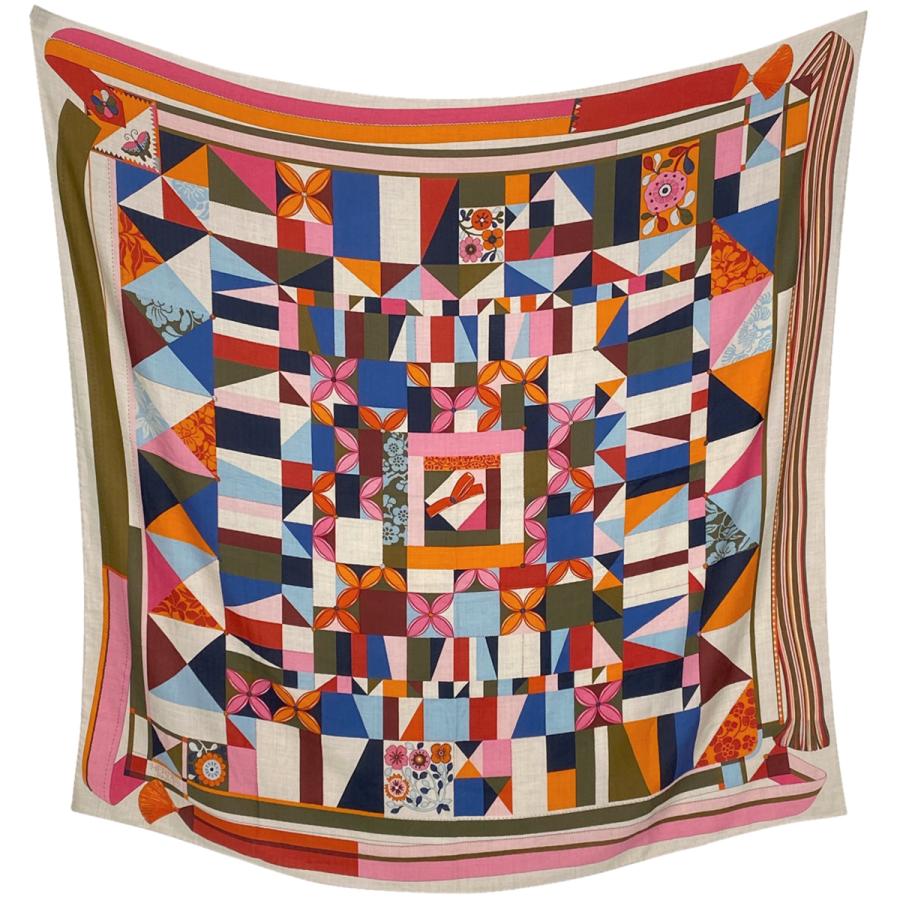 エルメス HERMES カレ 140 Lart du Bojagi ポジャギのアート 