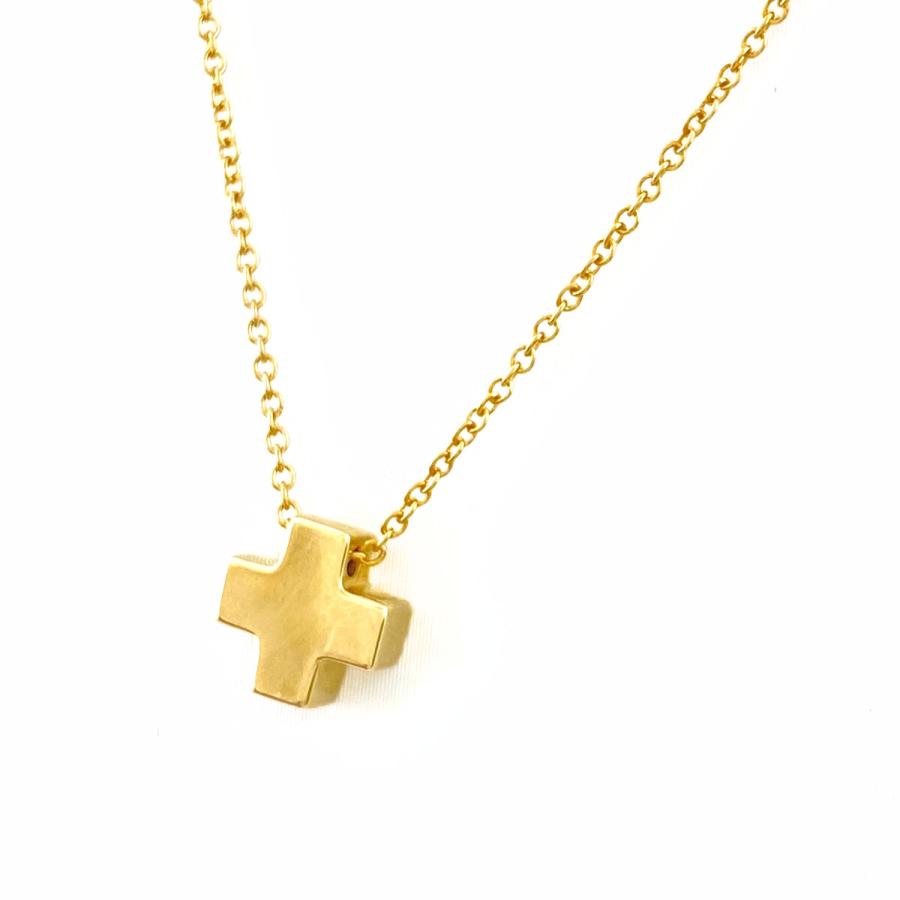TIFFANY&Co.（ティファニー） ローマン クロス ネックレス YG
