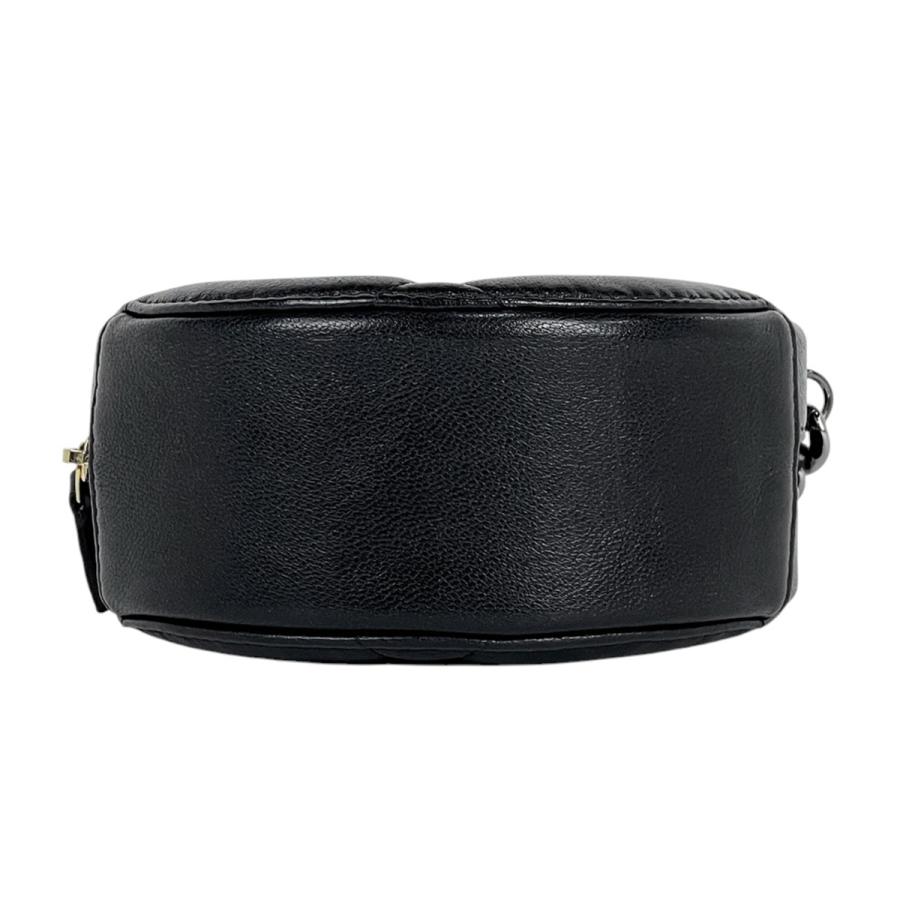 K 極美品 シャネル19 チェーンショルダーバッグ 黒 マトラッセ マトラッセ シャネル CHANEL ミニマトラッセ19 ココマーク