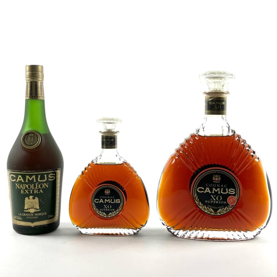 3本 カミュ CAMUS ナポレオン ブック 白 緑 グランマルキ コニャック