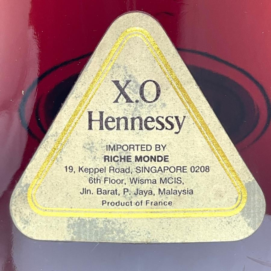 ヘネシー Hennessy XO 金キャップ グリーンボトル 1000ml ブランデー コニャック 古酒