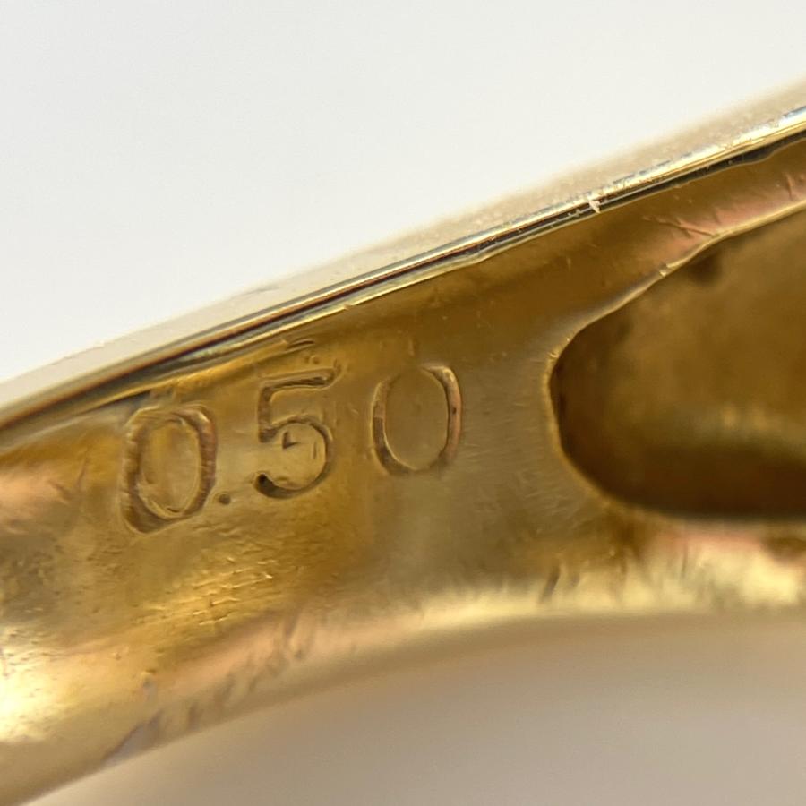 メレダイヤ デザインリング プラチナ  イエローゴールド 指輪