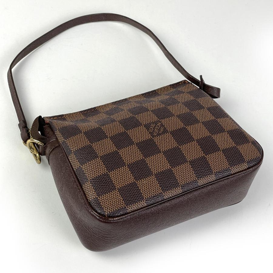 ルイ・ヴィトン Louis Vuitton トゥルース メイクアップ メイク コスメ アクセサリーポーチ ダミエ ブラウン N51982 レディース  中古