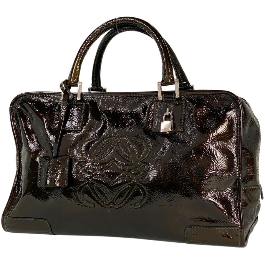 ロエベ LOEWE アマソナ 36 手提げ ロゴ アナグラム ハンドバッグ 