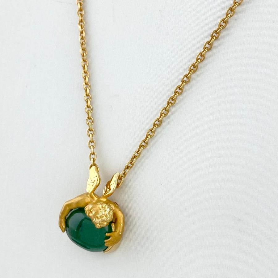 カレライカレラ Carrera y エンジェルモチーフ デザインネックレス YG  