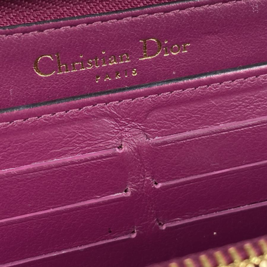 クリスチャンディオール Christian Dior ロゴ ラウンドファスナー 長