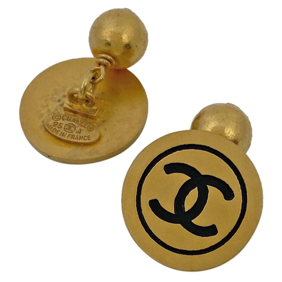 シャネル CHANEL ココマーク カフス CCマーク カフスボタン レディース  