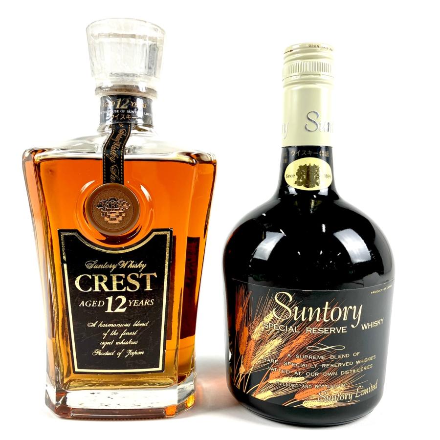 東京都内限定発送 2本 サントリー SUNTORY クレスト 12年 スペシャル 